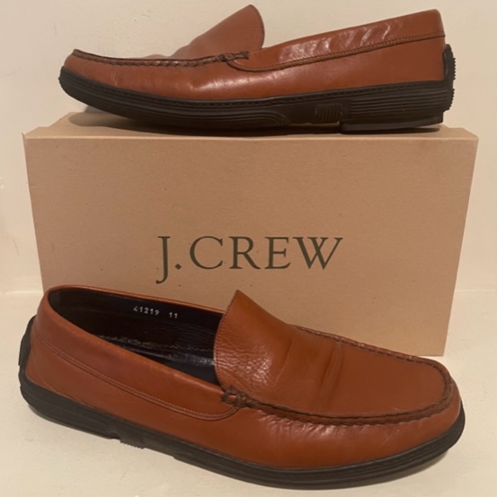 J CREW driving loafer size 11